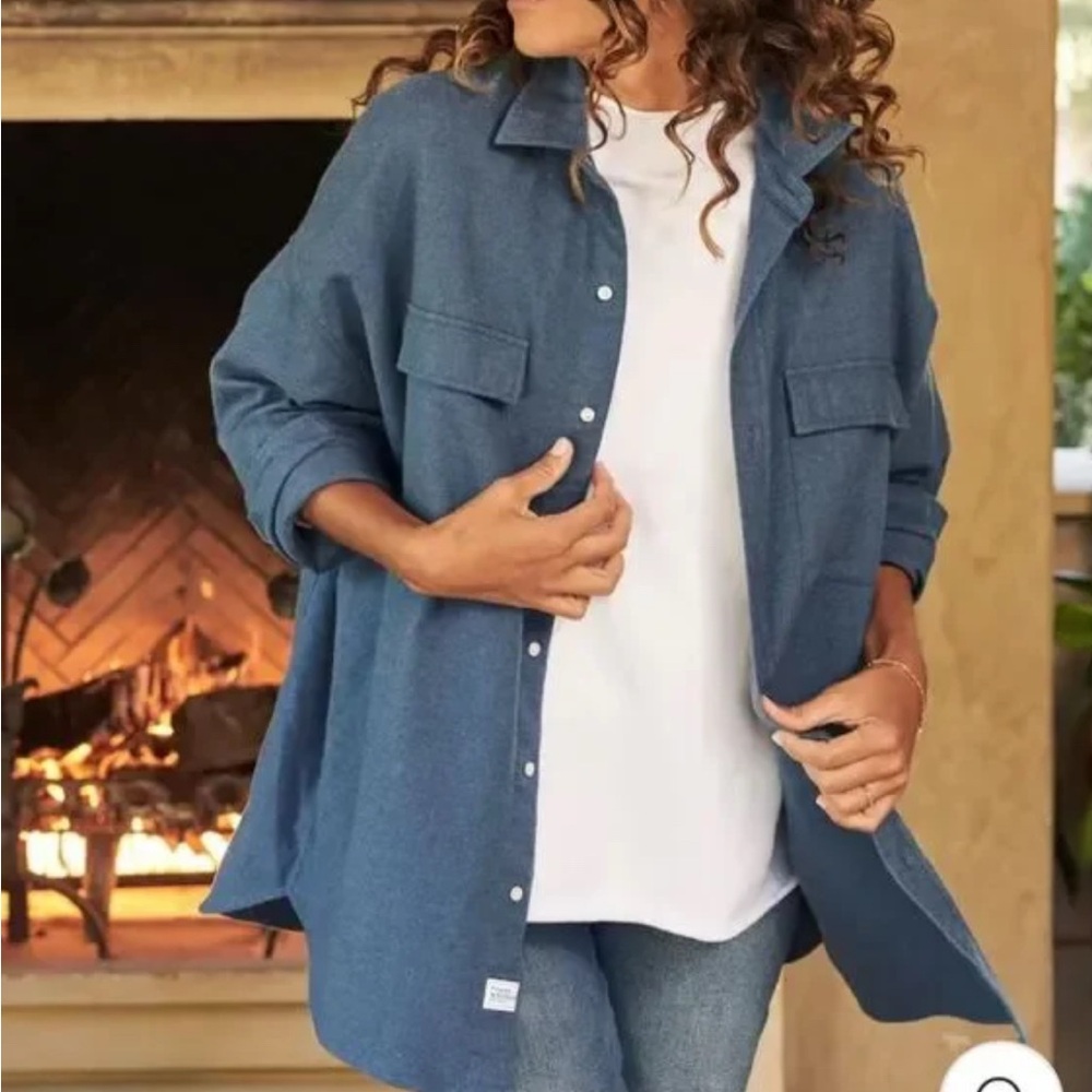 Frank & Eileen McLoghlin Utility Shirt Size XS/S